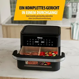 Tristar Dualzone Flex Heißluftfritteuse FR-9432 schwarz