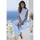 French Connection Homewearhose Damen blau-meliert Gr.44/46