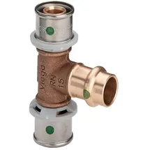 Viega - T-stück Mit Sc Sanfix P 2118.3 In 16x15x16mm Rotguss