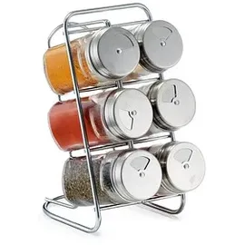 Zeller Gewürzregal transparent 7-tlg. 0 x 0 x 0 cm Silber