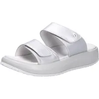 Joya Vienna II Silver Pantolette, Full Grain Leather, Senso-Sohle,