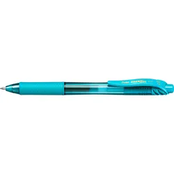 Pentel EnerGel X, Anklippbarer versenkbarer Stift, Türkis, Türkis, Kunststoff, 0