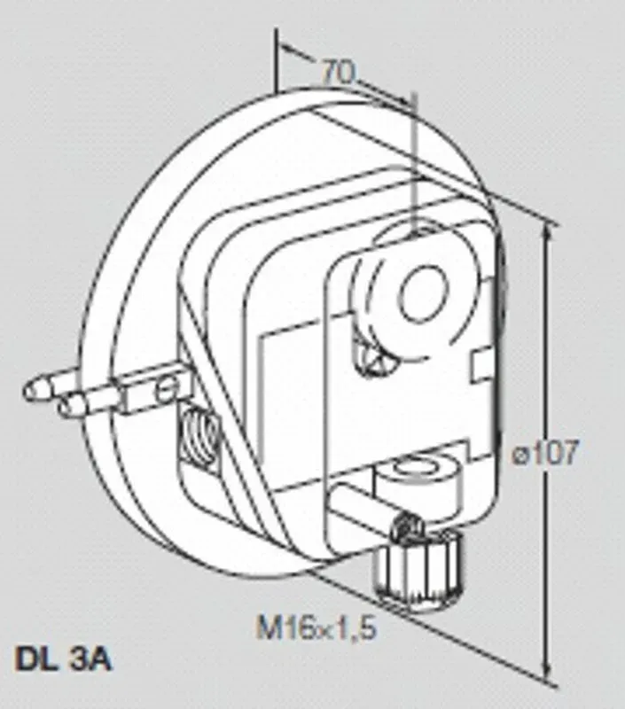 Elster Luft-Druckwächter DL 3A-3