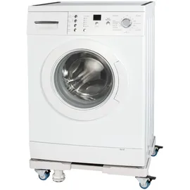 xavax Transportroller für Waschmaschine/Trockner, verstellbar, Weiß (110233)