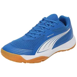 Puma Solarflash III Indoor Court Shoe, Team Royal White, 45