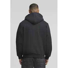 URBAN CLASSICS Fluffy Fleece Hoodjacket schwarz