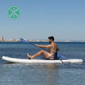 huiike Stand Up Paddling Board 305 x 84 x 15 cm weiß