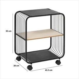5five simply smart Simply Smart Regal 2 Ebenen 0 x 0 x 0 cm Schwarz