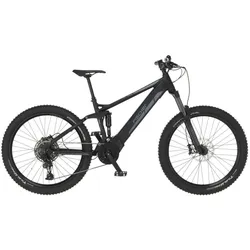 E-Bike FISCHER FAHRRAD "MONTIS 6.0i Fully 504 44" Gr. 44, schwarz, E-Bikes, 44cm, 27,5 Zoll (69,85cm), Pedelec, Elektrofahrrad für Damen u. Herren, MTB, Topseller