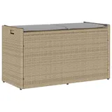 vidaXL Auflagenbox Gartentruhe Kissenbox Kissentruhe Auflagenbox Kissen Beige 100 cm beige