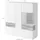 OTTO home Sideboard SILKE 130 x 139 x 40 cm Weiß hochglanz / Votaneichefarben