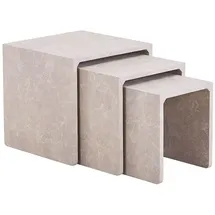 Home Deluxe Irima Beige Marmor 3er Set