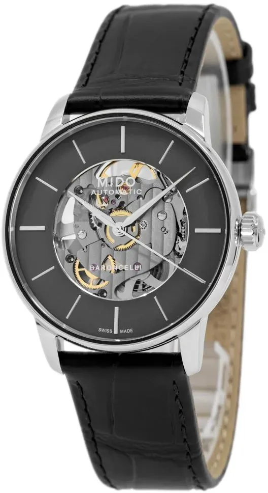 Mido Men's M037.436.16.061.00 Baroncelli Sekeleton Dial Auto