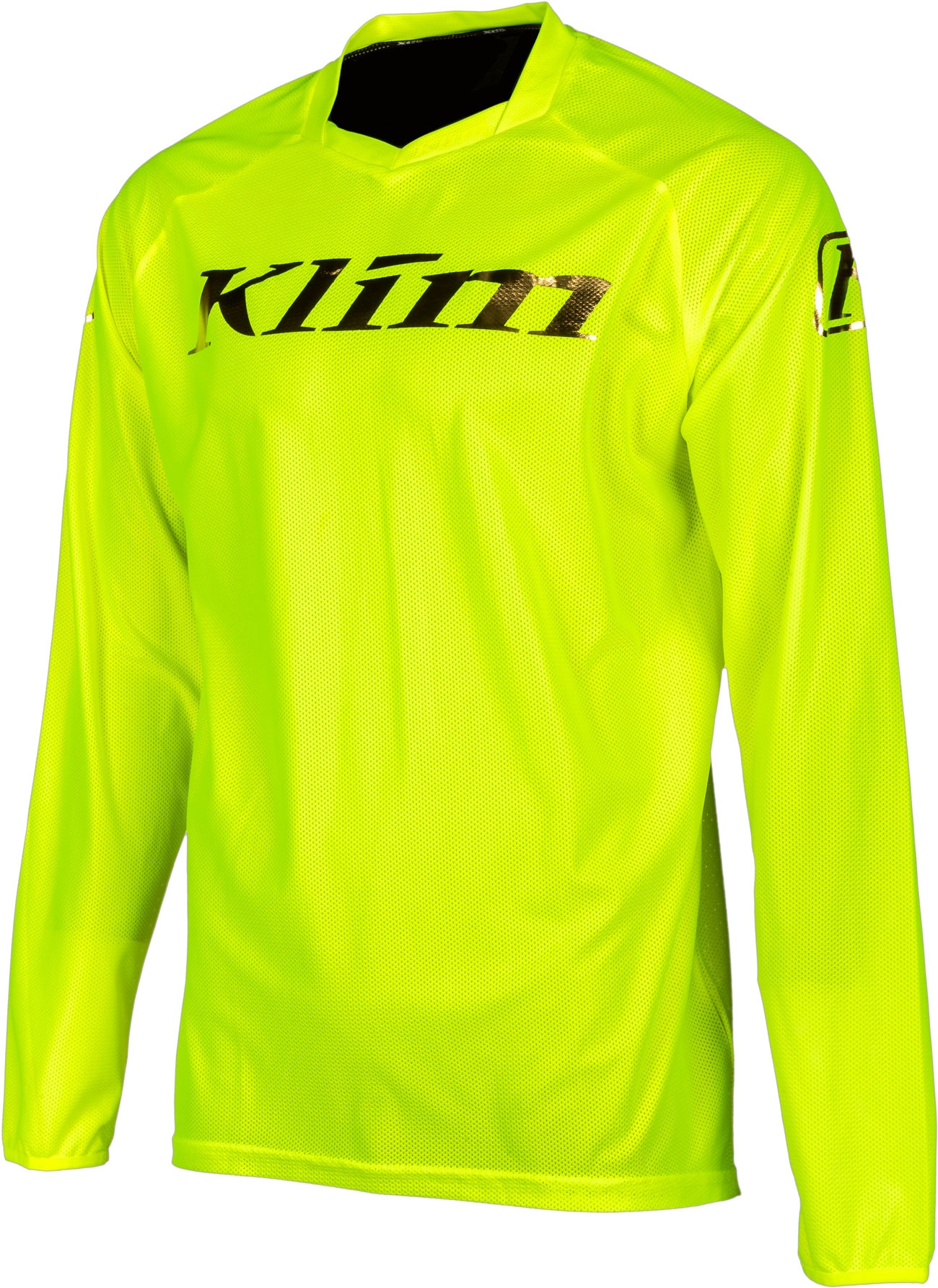 Klim XC Lite Gold S22, jersey - Jaune Néon/Or - L