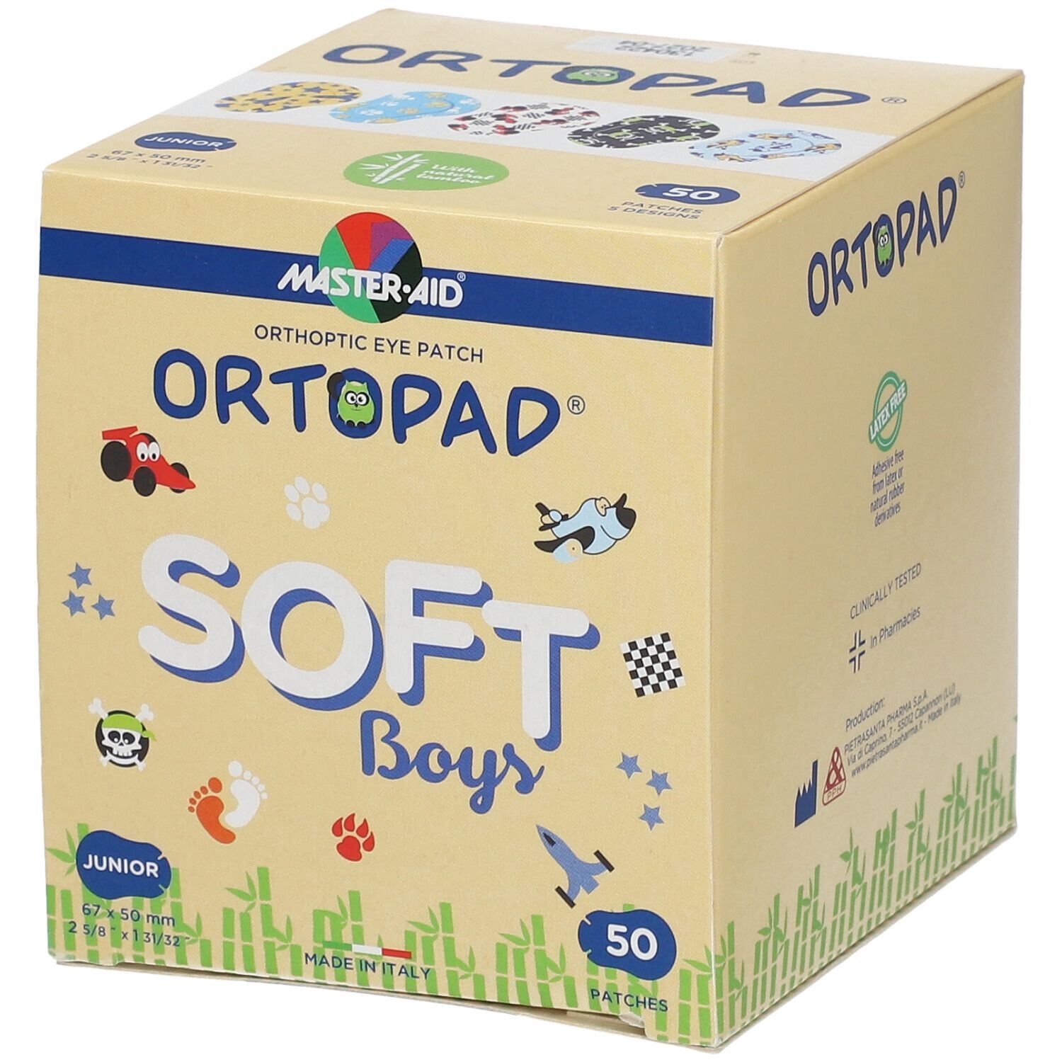 Ortopad® Soft Boys Junior autres67 x 50 mm 50 pc(s) pansement(s)