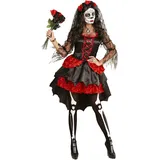 W WIDMANN MILANO Party Fashion - Kostüm Braut, Dia De Los Muertos, Kleid, Tag der Toten, Halloween