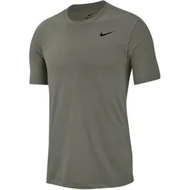 Nike Herren Shirt T-Shirt M NK DRY TEE DFC CREW SOLID, Größe XXL in Grau LIGHT ARMY/BLACK