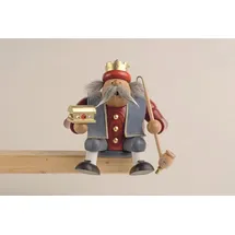 KWO Olbernhau Räuchermann Kantenhocker Caspar, 17 cm