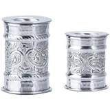 Marrakesch Orient & Mediterran Interior 2er Set Orientalische Teelichthalter Kerzenhalter Dekoration Doha
