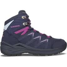 Lowa Innox Pro GTX MID Junior (Synthetik/Textil, wasserdicht) navyblau/beere Kleinkinder