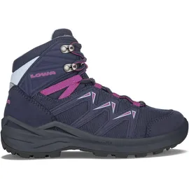 Lowa Innox Pro GTX MID Junior (Synthetik/Textil, wasserdicht) navyblau/beere Kleinkinder