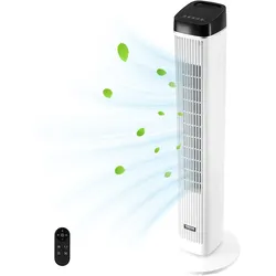 VEVOR 60W Turmventilator 9-Stunden-Timer Ventilator 6,7m/s mit Fernbedienung