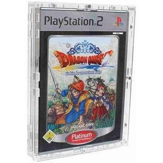 Zeigis Verschraubtes Acrylcase aus Acrylglas für EIN Playstation 2 / PS2 Spiel in OVP/Schutzbox/Protector/UV-Schutz/Transparent/Games