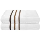 SCHIESSER Uncover by Schiesser Duschtuchset Ohio - 2-teilig - 70 x 140 cm