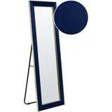 Standspiegel LAUTREC Samtstoff 150 cm Marineblau