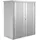 Biohort Geräteschrank 150 1,55 x 0,83 x 1,83 m silber-metallic