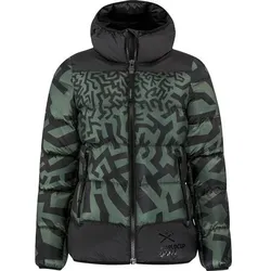 HEAD Damen Jacke REBELS STAR Jacket Women, race rebels print/thyme, L