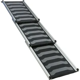 Trixie Teleskop-Hunderampe Aluminium 175 cm Schwarz/Grau