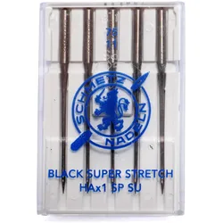 Schmetz Black Super Stretch-Nadeln 5er Packung Stärke 75
