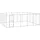 vidaXL Outdoor-Hundezwinger Verzinkter Stahl 24,2 m2