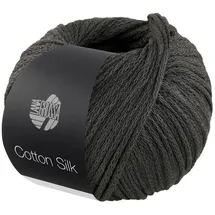 Lana Grossa Häkelgarn Cotton Silk Grau 50 g