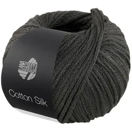 Lana Grossa Häkelgarn Cotton Silk Grau 50 g