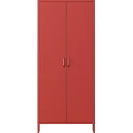 Jan Nowak Flavio Garderobenschrank 80 x 185 x 45 cm Rot