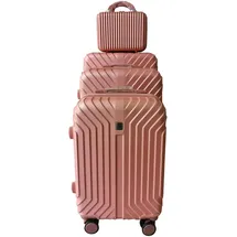 NTK-Collection Mabell Koffer-Set 4-tlg. rosa/roségold