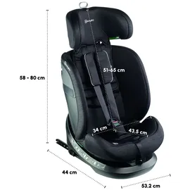 BabyGO Protection 360 Schwarz