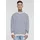 URBAN CLASSICS Streifen-crewneck whitesand/vintageblue XXL