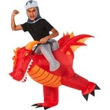 Morph Costumes Kostüm Drache Kinder, Drachen Kostüm Drachenkostüm Kind Kinder Kinderkostüm Fasching, Drachen Kostüm Kinder, Kostüm Kinder Jungen Drache, Halloween Kostüm Drache, Einheitsgröߟe