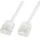 Roline 21.15.4475 RJ45 Patchkabel Cat.6A (Class EA), LSOH, slim, extra kurzer Stecker, weiß, 5 m