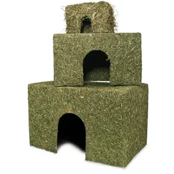 JR FARM Nager Heu-Haus Kleintiersnack / Zubehör Mittel (ca. 380g)