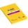 Post-it Haftnotizen 101 x 152 mm Gelb Rechteckig Liniert 6 Stück à 75 Blatt
