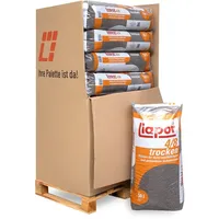 Paligo Liapor Blähton Trocken Hohlraumfüllung Gebundene Schüttung Ausgleichsschüttung Dämmschüttung Schüttdämmung Trockenschüttung Fußboden Drainage Fein 4-8mm 50l x 13 Sack 650l / 1 Palette
