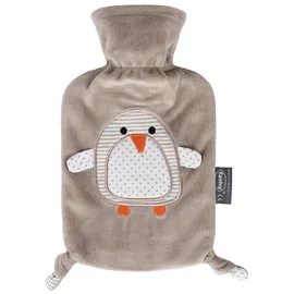Fashy Wärmflasche 0,8l Flauschbezug taupe