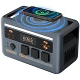 Stromerzeuger 1800SE Tragbare Powerstation,1024Wh LiFePO4-Akku,1800W Solargenerator 1,8 in kW,(1-tlg),Notstromversorgung, Camping, Wohnmobil, zu Hause - Schwarz