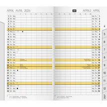 rido/idé 2026 Rido Monats-Ersatzkalendarium 87×153 mm weiß