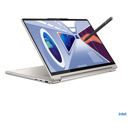 Lenovo Yoga 9i (8. Generation), Premium Convertible Notebook, mit 14 Zoll Display Touchscreen, Intel® CoreTM i7 i7-1360P (Evo) Prozessor, 16 GB RAM, 1 TB SSD, Iris® Xe, Oatmeal/Champagnersilber, Windows 11 Home (64 Bit)