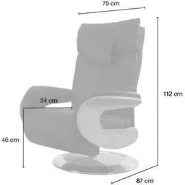 HIMOLLA Relaxsessel Mit verschiedenen Funktionen 7818 ¦ lila/violett ¦ Maße (cm): B: 75 H: 112 T: 87.0